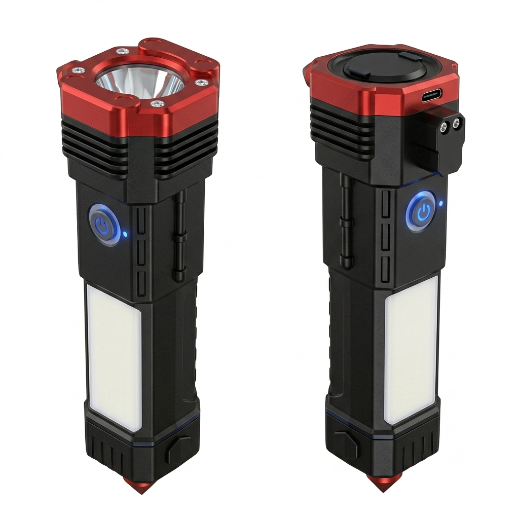 GHS Rechargeable Torch Flashlight