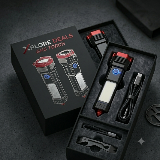 GHS Rechargeable Torch Flashlight