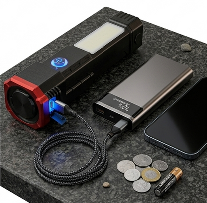GHS Rechargeable Torch Flashlight